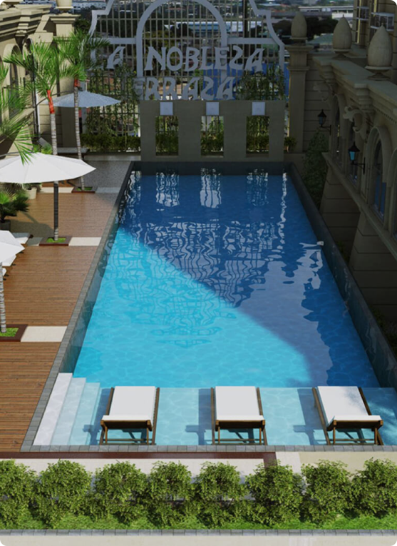 Outdoor Pool of La Nobleza Terrazas