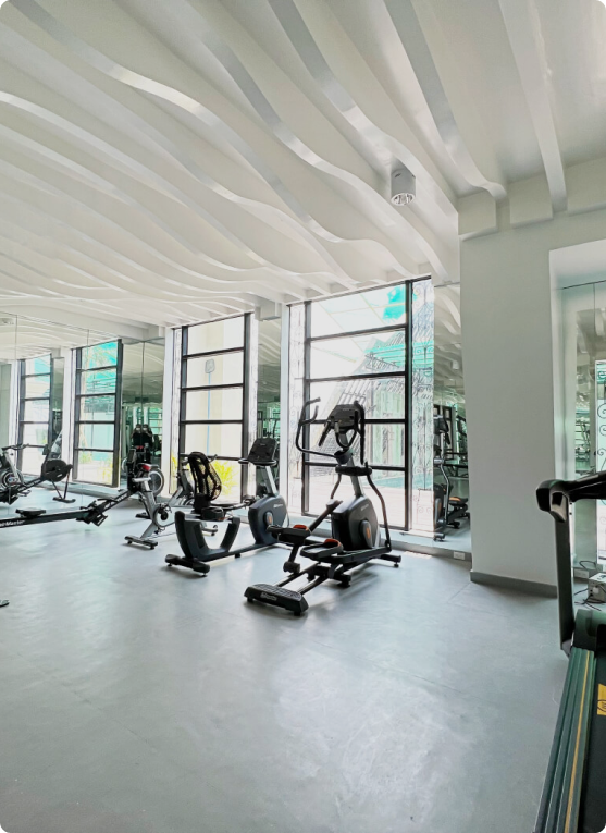 Gym Amenities at La Nobleza Terrazas